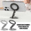 (Black) User-friendly Double Durable Tablet Quality Holder Phone High Ring Phone Grip Cell Removable Ipad Cell Magnetic 5