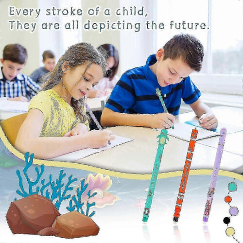 Generisch Erasable Pen Set Special Edition 3 Pens Perfect Cute 1ml Refill 2