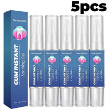 5x Soothing Antiseptic Gel Treatment Inflamed Gums Mouth Tissue Transient Mouth Ulcers Tongue Palate Abrasions