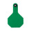 Y-Tex 3-Star Medium Blank All-American Ear Tags Green 25's, 1 Count 1