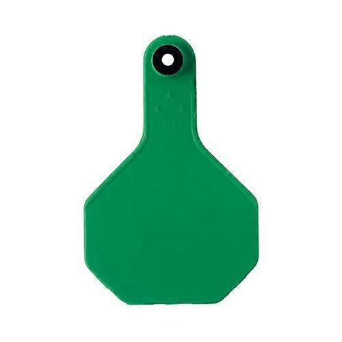 Y-Tex 3-Star Medium Blank All-American Ear Tags Green 25's, 1 Count