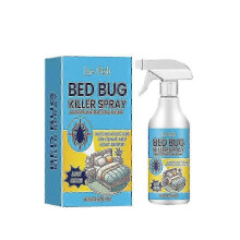(1PC) 1-5x Bed Bug Killer Spray For Mattress Sofa Furniture Prevents Bites 500ml