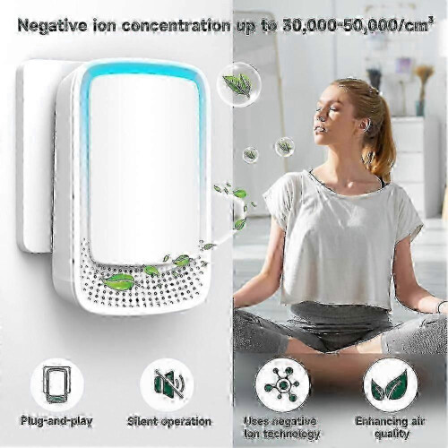 3-Pack Negative Ion Air Purifiers with EU Plug for Home Use 1