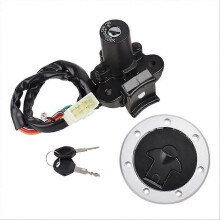 Motorcycle Ignition Switch Lock with KEY Motorcycle Parts for ZZR400 ZZR600 ZX6R ZX7R ZX9R