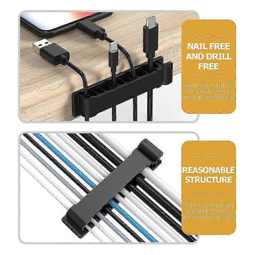 Cord Keeper Cable Storage Holder Designed for Adjustable Cable Management 20Pcs 2