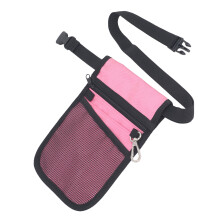 Nurse Waist Pouch MultiPocket 22.5x16.5cm Rose Red