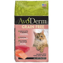 Avoderm AvoDerm Natural Grain Free Salmon with Tuna Meal Dry Cat Food, 2.5 lb