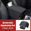 (A) Memory Foam Car Armrest Cushion Armrest Box Heightening Pad Tissue Box 1
