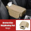 (D) Memory Foam Car Armrest Cushion Armrest Box Heightening Pad Tissue Box 1