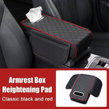 (E) Memory Foam Car Armrest Cushion Armrest Box Heightening Pad Tissue Box