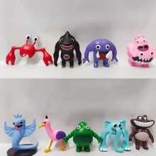9 types of classroom garden figurines, peripheral trendy games, monster toy models, cake ornaments