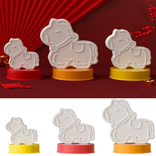 Extra Large Horse Mold Silicone Handmade Decoration-Large round 2