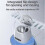 (White) Ultra Denture Cleaner Pro with UV Sterilization for Deep Cleaning and Home Hygiene 5