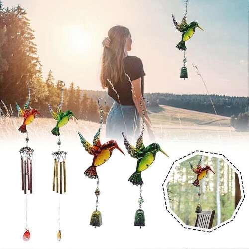 (Black M) Wind Chimes Hanging Ornaments 2