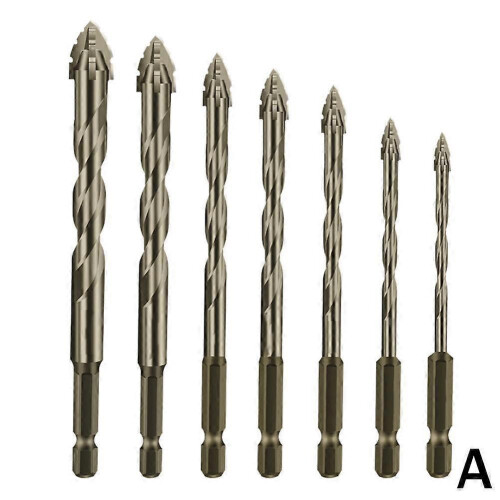 New Four-Flute Sawtooth Eccentric Drill Bit, Cozy Hoome Drill Bits 4-16mm