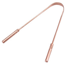 Copper Tongue Cleaner with Handle - 2-Pack, Durable Stainless Steel Design for Oral Hygiene and Fresh Breath