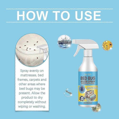 Natural Bed Bug Killer Spray - Kills Bed Bugs, Mosquitoes, Long-Lasting 2