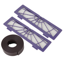 Filtros compatíveis com Neato, filtros de captura de micropartículas de poeira para aspiradores robô da série D, garantindo máxima eficiência