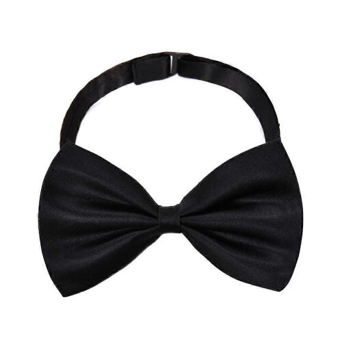 Bow Tie for Wedding Collar, Wedding Dress,red Black,single-layer Bow Tie