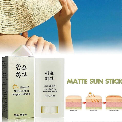 Matte Sun Stick: Mugwort + Camelia SPF50 1