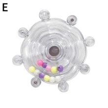 (C) Interactive Parrot Toy Bird Cage Toy for Parrots Rotating Treat Dispenser