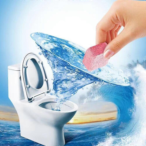 (1pcs)Toilet effervescent tablets cleaning, sterilization and dirt removal detergent 2