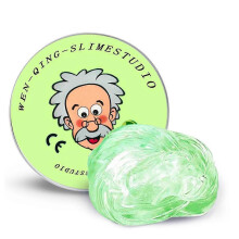 (Green)Kids Stress Relief Toy Colorful Slime Crystal Clay Squeeze Play