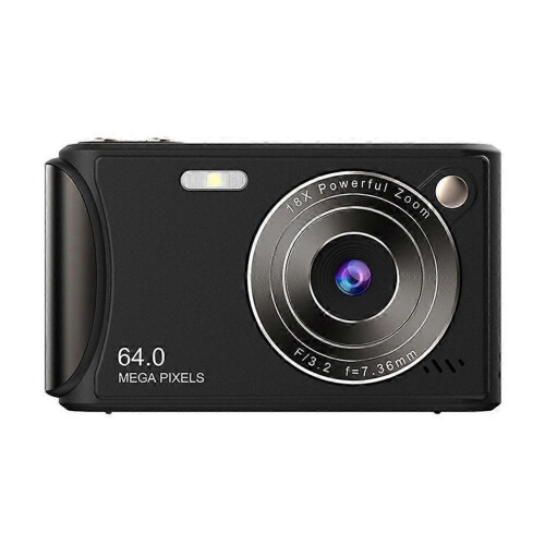 (D) 64 Million Pixels Retro Student HD Digital Camera CCD Student Camera
