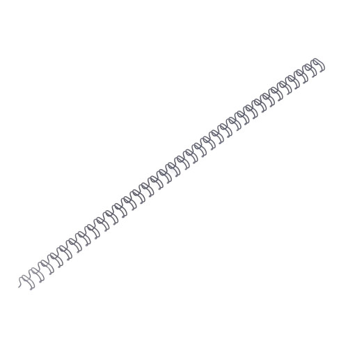 Double Loop Wire Bind Spine 6.4mm 20 Sheets Black