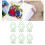 100Pcs Cute Fruit Paper Clips - Green Lemon 14
