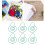 100Pcs Avocado-Color Model Fruit Paper Clips, Iron 2