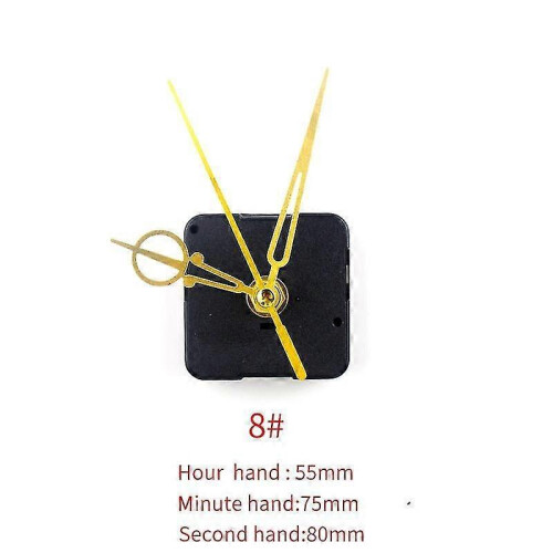 (A08) Quartz Clock Movement Mechanism Battery Hands Professional Diy Wall Clock Movement