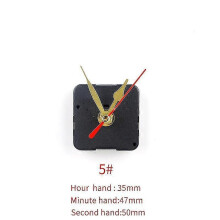 (A05) Quartz Clock Movement Mechanism Battery Hands Professional Diy Wall Clock Movement