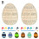 (2 set) Easter Egg Painting Kit,Custom Wooden Egg with Kids Name,DIY Easter Craft Set 1