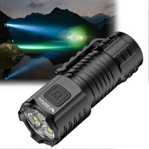 Three-Eyed Monsters Mini Flash Super Power Flashlight Flashlight Strong Light 1
