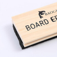 Wooden black felt chalkboard eraser DIY cleaning chalk eraser 2 pieces - DD01
