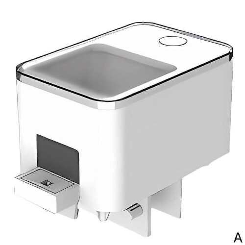 (Red)WiFi Intelligent Timing Automatic Feeder 100/250/350ML Fish Feeder APP Control