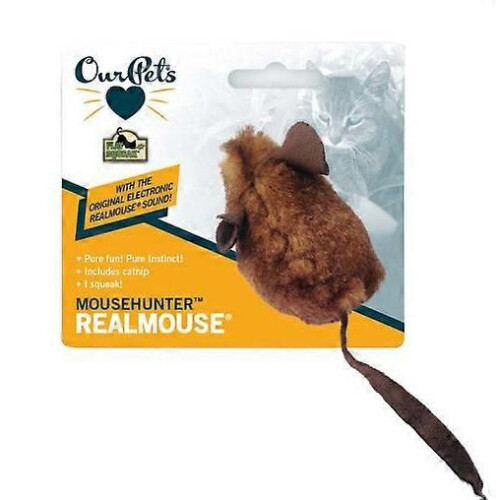 OurPets Mouse Hunter Cat Toy, Chocolate, 1 Each/One Size
