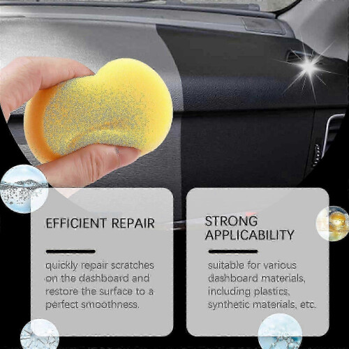 Car Interior Scratch Repair Wax effectively eliminates scratches on your dashboard 2