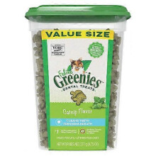 Greenies Feline Natural Dental Treats Catnip Flavor, 9.75 oz