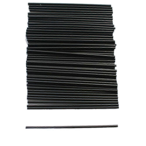 100pcs Black Plastic Mini Cocktail Straws for Celebration Drinks Popular Shytmv 2