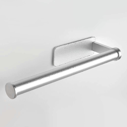 Kitchen Roll Holder No Drilling, Kitchen Paper Holder Wall Mounted Kitchen Roll Holder Storage Organizer, Aluminum 1