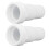 2pcs Pool Pump Hose Adapter 1.5in Plastic 1
