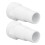 2pcs Pool Pump Hose Adapter 1.5in Plastic 2