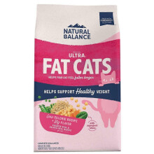 Natural Balance Pet Foods Original Ultra Fat Cats Dry Cat Food, Chicken Meal & Salmon Meal, 6 Lbs