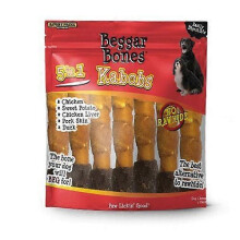 Savory Prime Beggar Bone 5 in 1 Kabobs Dog Treats, 7 Count / 5 Inches (Stick)