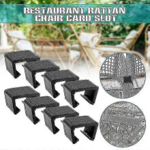 (Card Slot  4.3cm   pack Of 8) Rattan Furniture Clip Multipurpose Wicker Sofa Connector Fastener Durable Outdoor Rattan Chair Clamp -tt