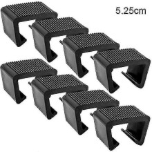 (Card Slot  5.25cm  pack Of 8) Rattan Furniture Clip Multipurpose Wicker Sofa Connector Fastener Durable Outdoor Rattan Chair Clamp -tt