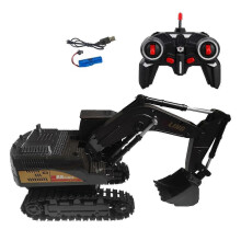 (GY) 2.4Ghz 6 Channel :24 RC Excavator Toy RC Engineering Car Alloy And Plastic Excavator RTR Trucks Birthday Gift