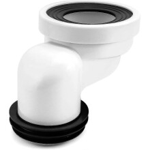100mm Toilet Offset Pan Connector Pvc Waste Pipe Connector - PJ